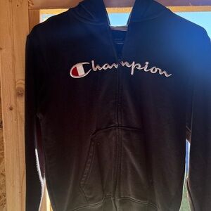Champion Black Full-Zip Hoodie